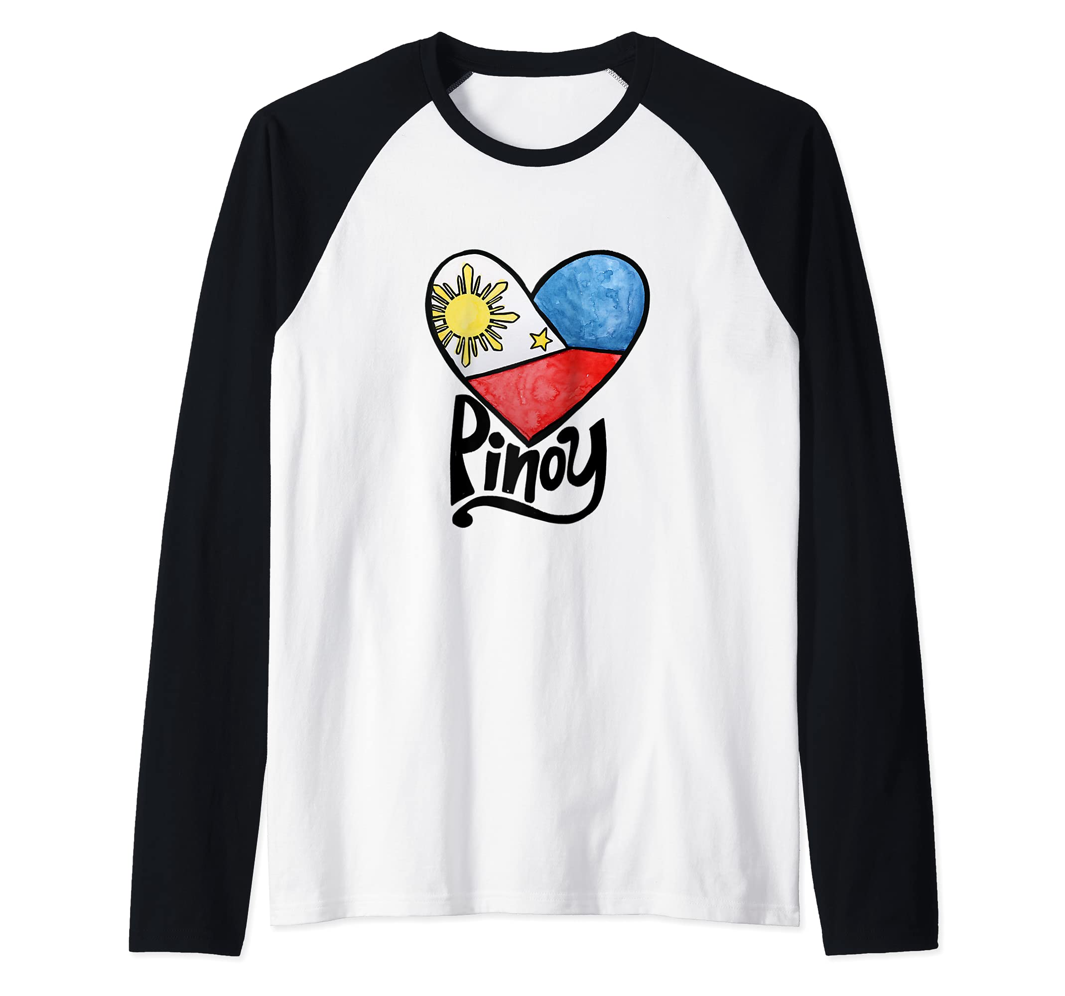 Pinoy sining ng filipina Filipino Pride art Philippines Raglan Baseball Tee