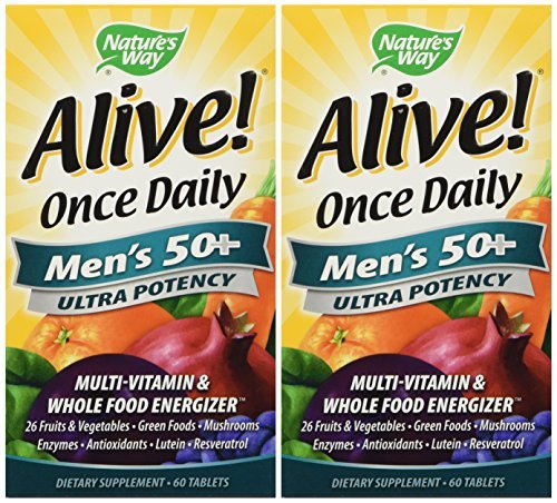 Nature s Way Alive Once Daily Men s 50+ 120 Capsules by Natures Way