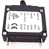 XLJOY BSB1-30 In 230V Generator Circuit Breaker 37.5A Trip Amps 2000A 50-60 Hertz 30A