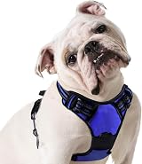 Eagloo Dog Harness Medium No Pull Front Back Clips Reflective Adjustable Chest