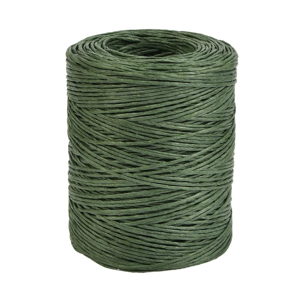 Photo 1 of TIMESETL 656 Feet Floral Bind Wire Rustic Vine Wrapping Wire, Paper Covered Waterproof Craft Wrap Twine for Floral Bouquets, Wreath Making, Christmas Ornaments, Wedding Decorating, (Dark Green)