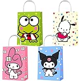 Minamihong Party Favor Bags 16PCS for Rabbit Gift Goodie Treat Candy Bags for Rabbit Themed Birthday Party Supplies Decorations