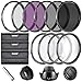Neewer 67MM Complete Lens Filter Accessory Kit for Lenses with 67MM Filter Size: UV CPL FLD Filter Set + Macro Close Up Set (+1 +2 +4 +10) + ND Filter Set (ND2 ND4 ND8) + Other