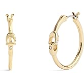 COACH Women's Signature Hoop Earrings