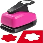 2 inch Paper Punch Flower Hole Punch Flower Punches for Paper Crafts | Flower Paper Punches for Crafting Card Making, Hole Punch Shape Flower, Reinforced Spring Lever Punch, Clean Cut, Easy to Use