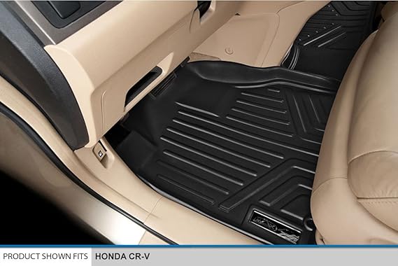 Maxliner 2007-2011 Fits Honda CR-V Floor Mats First Row Set Black A0021
