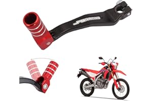 AnXin Motorcycle Gear Shifter Shift Lever Folding Tip CNC for CRF250L 13-20 CRF150R 07-09 12-24 CRF250L Rally 17-20 CRF300L 21-23 CRF300L Rally 21-23 CRF300LS 2023 Dirt Pit Bike Red