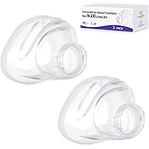 Replacement Nasal Cushion for ResMed AirFit N20, Compatible with Original Airfit N20 Frame, Reliable Seal & Perfect Fit Replacement Mask Cushion, Covers Nose, 2-Pack, Large