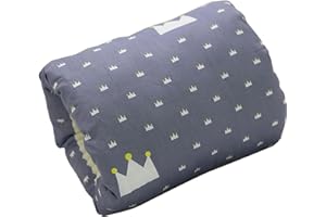 AEIMIAIDE Breastfeeding Pillow, Baby Nursing Pillow, Soft Cotton Bottle Feeding Pillows (Dark Blue Crown)