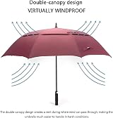 G4Free Golf Umbrella 55/63/69/72/80in Windproof Double Canopy Auto Open view 7