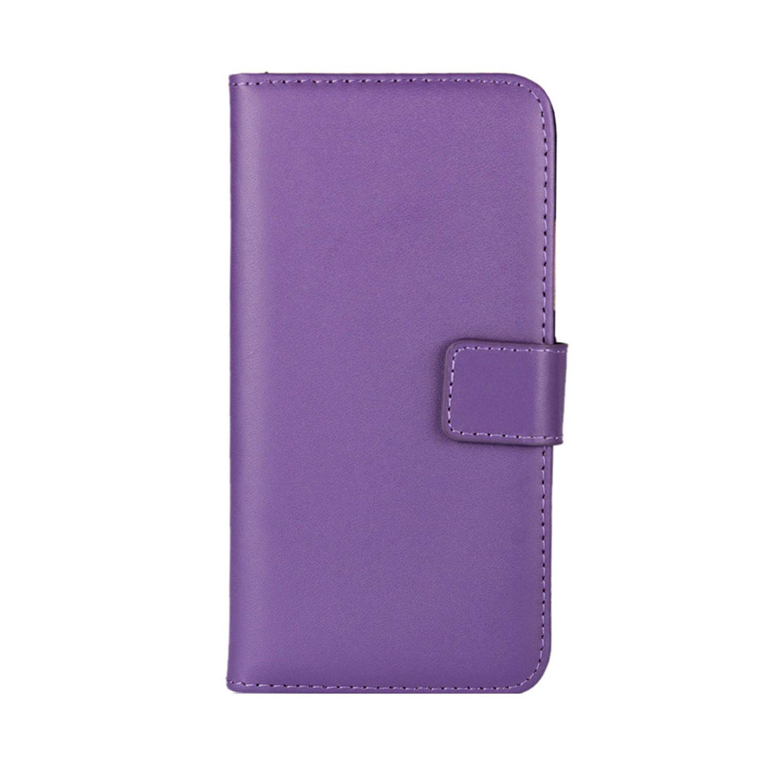 Smart Fit Sport iPhone Leather Case - SFS Leather Wallet Case for iPhone11 iPhone X/XS 4/4S 5/5S 5C 6/6s 6 Plus 7/8 7 Plus/8 Plus 8 Plus 8 Plus (for iPhone 12, Purple) — image 1