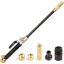 Jetsono High Pressure Water Gun - 8 Attachment Power Washer Wand For Garden & Car Cleaning