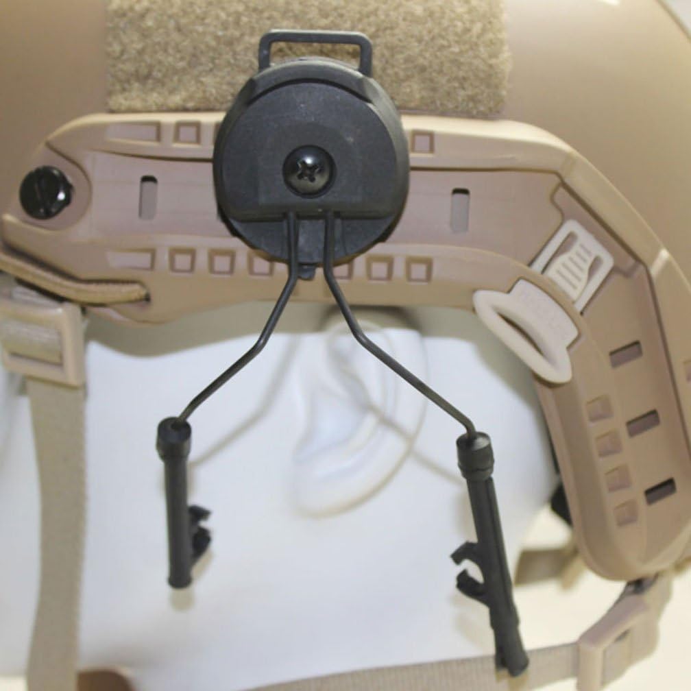 HLHSPORT Tactical Helmet ARC Adapter for Peltor Comtac I/II C3 CIV Helmet Rail Suspension Headset Support Accessories