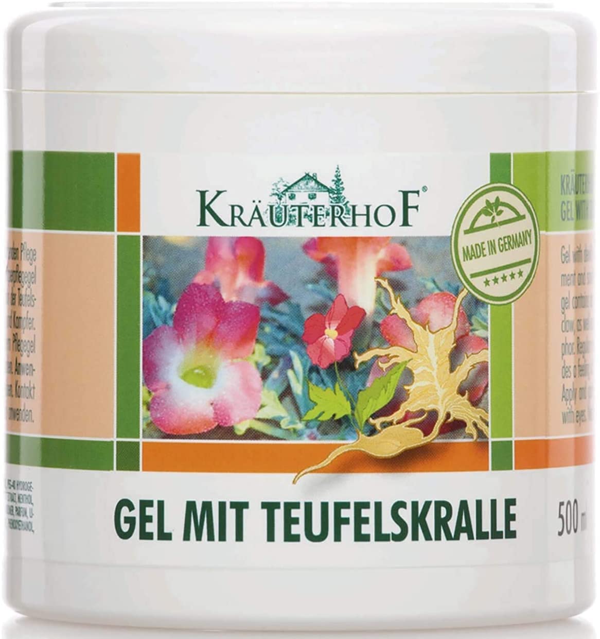 Kräuterhof Gel with Devil's Claw 500 ml Pack of 1