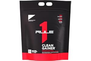 RULE 1 PROTEINS Rule 1 R1 Clean Gainer, Vanilla Ice Cream - 9.52 Pounds - 30g of Complete Protein with 3:1 Carb-to-Protein Ratio - 30 Servings