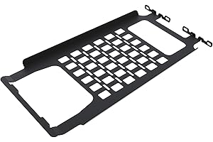 KNAWIER Hard Top Molle Panel Compatible with 2018-2023 Jeep Wrangler JL JLU&2020-2023 Jeep Gladiator JT,Overhead Molle Panel,Storage Rack,Molle Rack,Textured Black Powder,No Drilling.