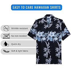 Hawaiian Shirts Mens Beach Aloha Party Holiday Camp