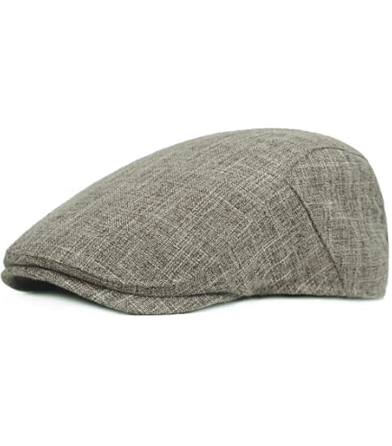 WITHMOONS Ivy Cap Summer Linen-Like Cotton Newsboy Irish Golf Hats