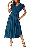 PRETTYGARDEN Women's Summer Floral Boho Dress Wrap