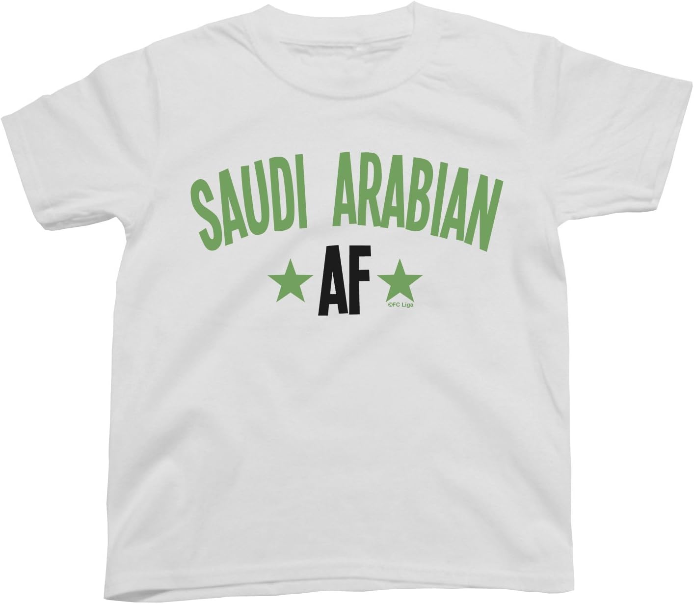 FC Liga Saudi Arabian AF Boys Girls Saudi Arabia T-Shirt Football World Cup 2018 Kids Sports Top