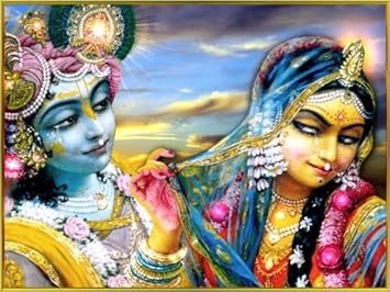 Image result for Krishna smiling for Radha"