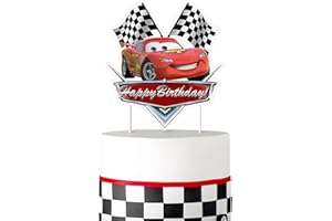 PHOENIX PARTY 1 Mcqueen Cake Topper for Children Birthday Party Cake Decorations