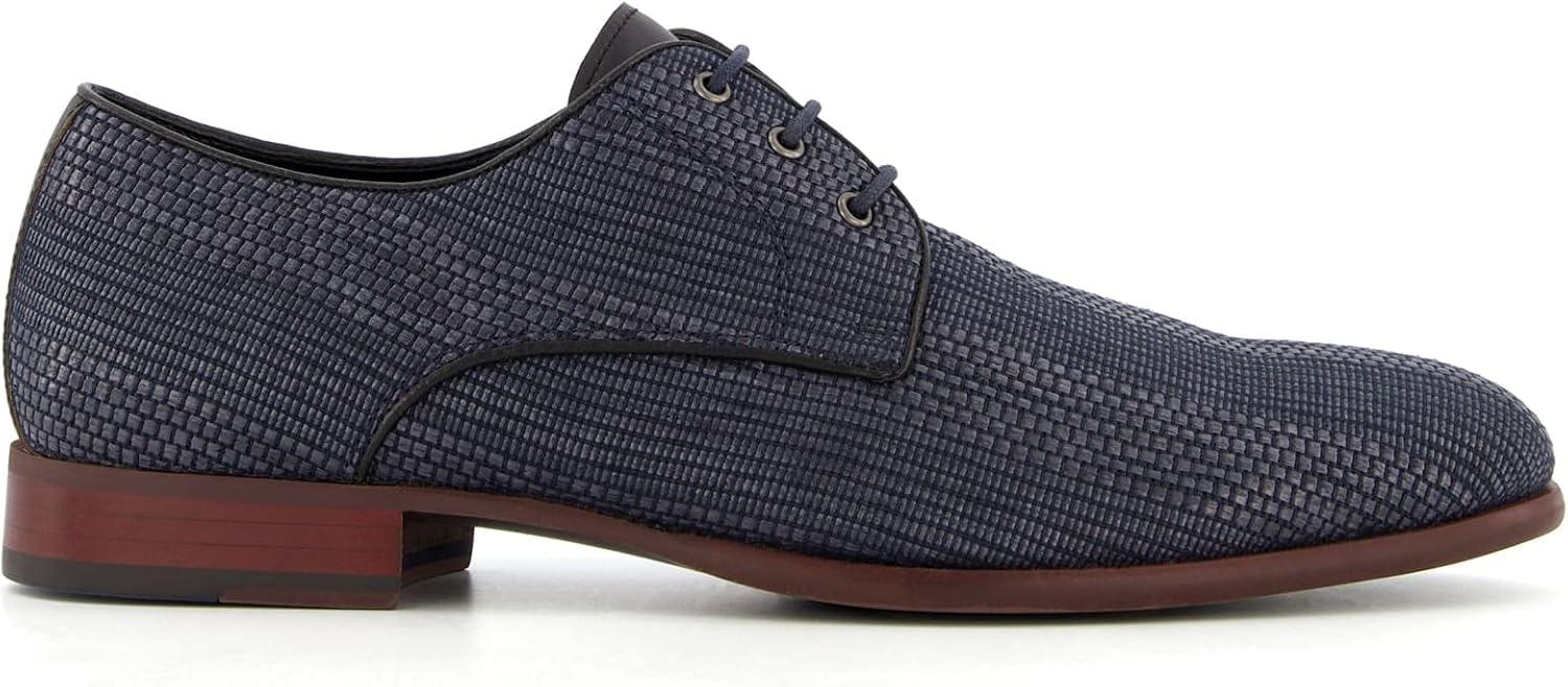 Dune Mens Shovel Raffia Lace Up Shoes Flat Heel Amazon.co