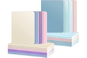 Ddaowanx 24 Pack Colorful Lined Notebooks, Journals in Bulk, 72 Pages, 36 Sheets,8.3x5.5 Inch, A5 Size, Travel Writing Notebooks Journal for Office School Supplie(Lined-24pack, 8 Colors)