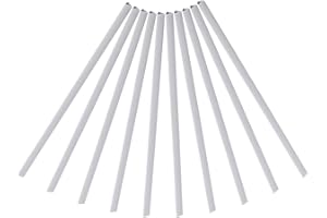 PATIKIL 10mm Binding Bars, 10 Pcs Plastic Binding Bars Slide Grip 70 Sheets Capacity A4 Binding Bars for Report Cover Office 