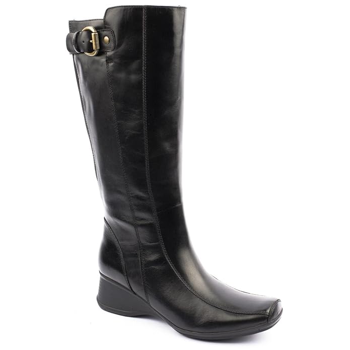 Ladies Clarks Lisbon Song Black Calf Length Boots Size 9 Ladies Clarks Lisbon Song Black Calf Length Boots Size 9