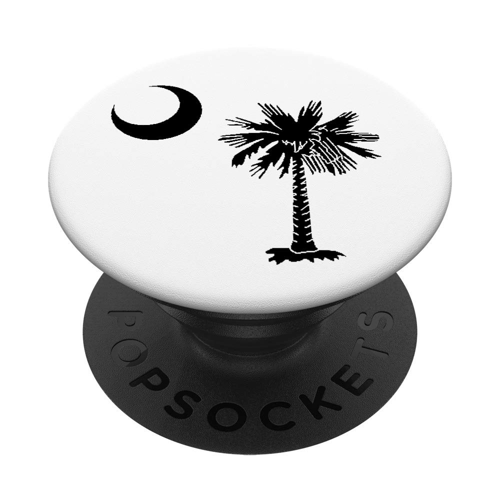 South Carolina Gift for Men Palm Tree South Carolina Flag PopSockets PopGrip: Swappable Grip for Phones & Tablets