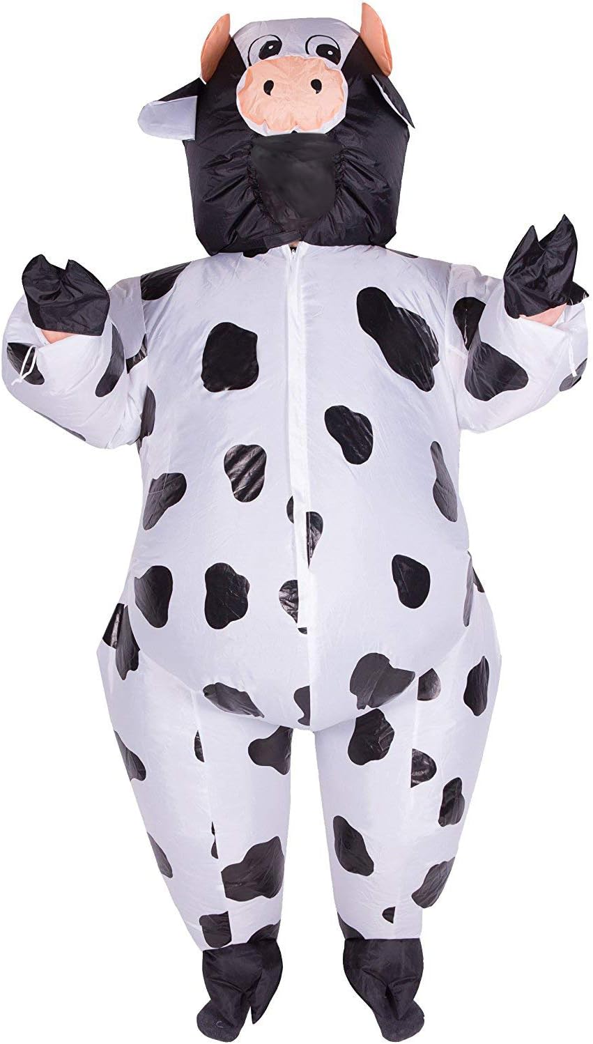 Agshcqi Inflatable Suit Cow Cosplay Funny Dress Costumes Party