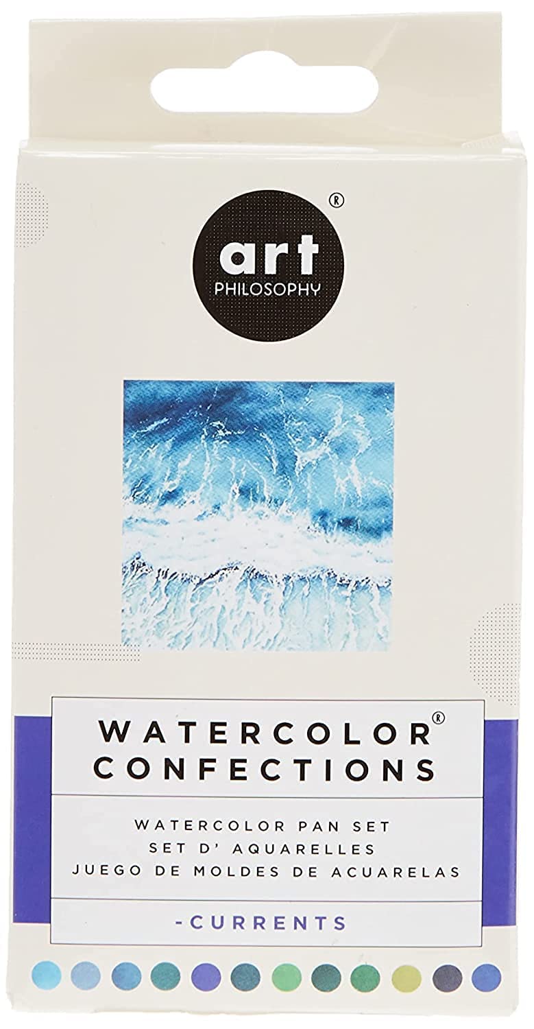 Prima Watercolor Confections Watercolor Pans 12/Pkg-Currents