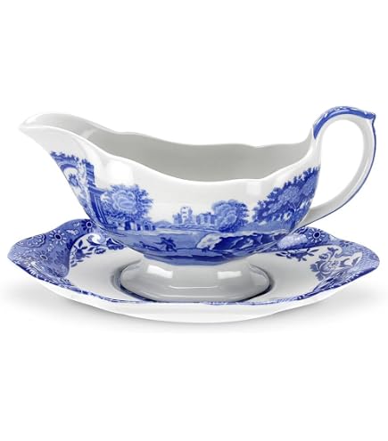 Amazon.com | Spode Blue Italian Covered Butter Dish: Butter Dishes