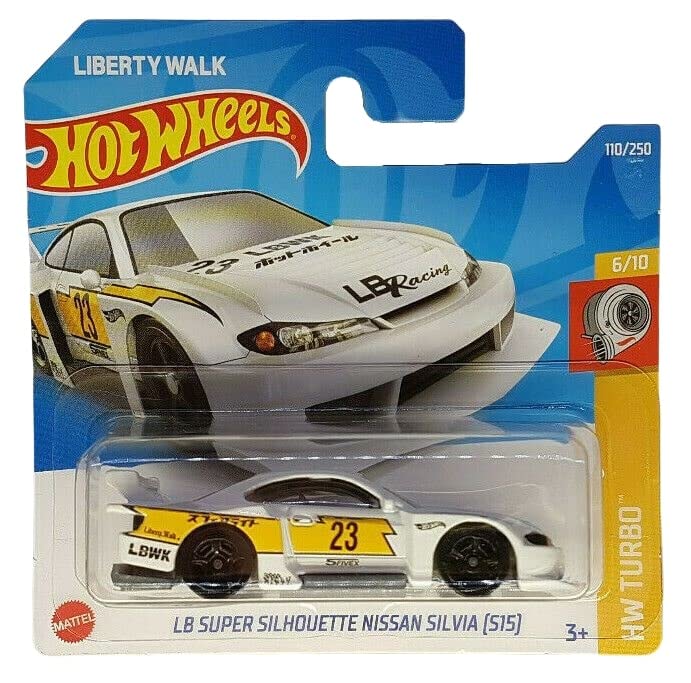 Hot Wheels - LB Super Silhouette Nissan Silvia [S15] - HW Turbo 6/10 - HCT23 - Short Card - LBWK - Liberty Walk - Mattel 2022