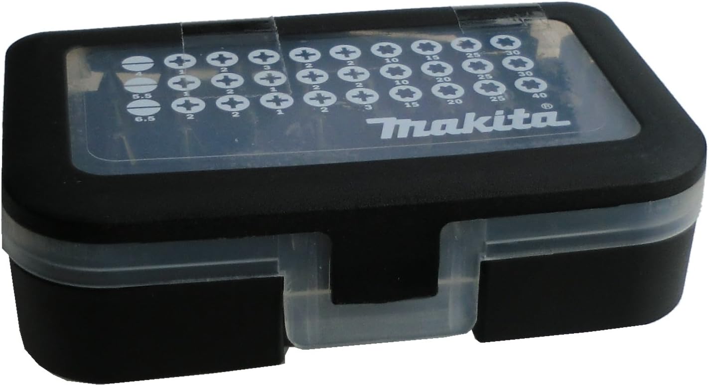 Makita D-30667 Screwdriver Bit Set 31 Piece, Cranberry, Multi-coloured, Medium - Image 3