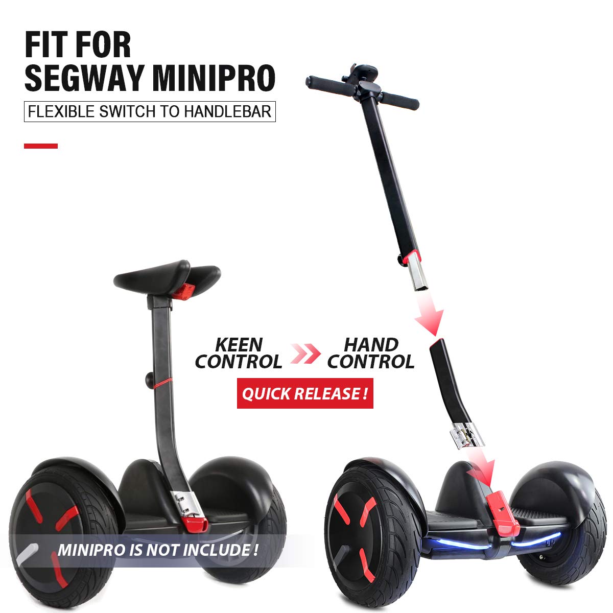 Retractable Handlebar for Segway MiniPro MiniLite Ninebot S 2019