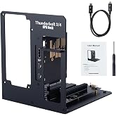 Maskedfish eGPU Enclosure Thunderbolt 3/4 USB4 40Gbps PD 85W Charging External GPU Dock Compatible with NVIDIA/AMD Graphics Cards on Win 10/11 Linux System, ATX Power Supply (MK-L18)