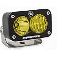 Baja Designs S2 Sport Black LED Light Pod (Driving/Combo; Amber)