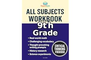 9th Grade All Subjects Workbook: High School Curriculum Workbook for Homeschool & Extra Practice