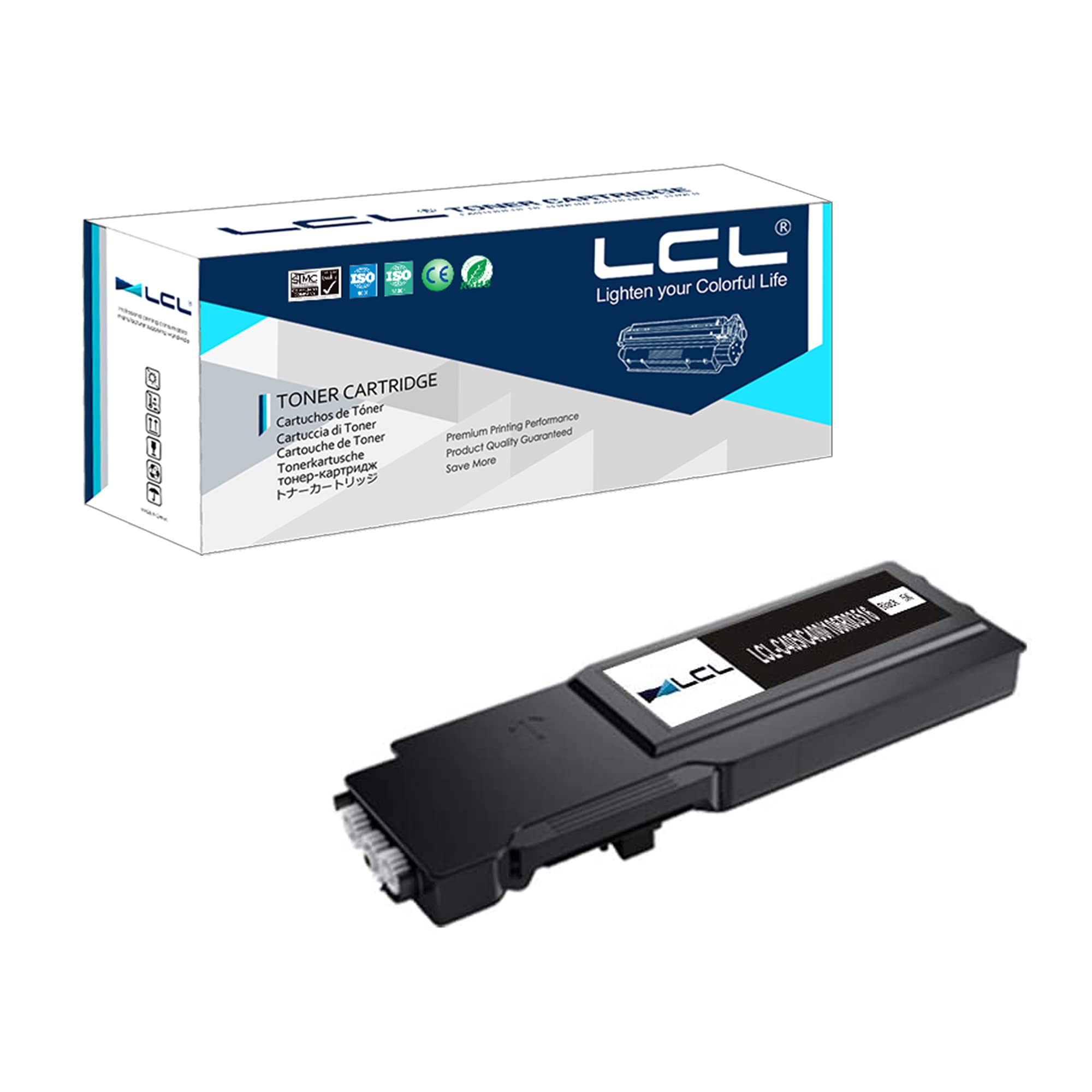 LCL Remanufactured Toner Cartridge C400 C400V C400N C400DN C405 C405V C405N C405DN 106R03500 106R03516 5000Pages (1 Black) Replacement for Xerox