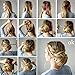 QY 3PCS Hair Mesh Chignon Donut To Make Hair Bun Best Age Reducing Solution, Small Medium And Large Size, Light Beige Color