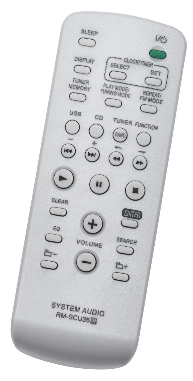 ALLIMITY RM-SCU35 Remote Control Replacement for Sony Audio System CMT-HX3R CMT-HX5BT CMT-U1 HCD-HX5 CMT-HX3 CMT-HX9DAB CMT-U1BT HCD-U1BT