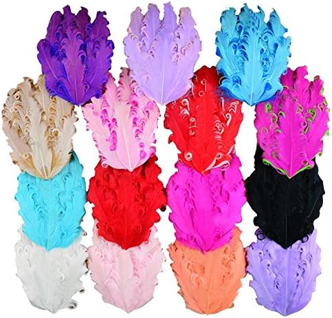 15pcs Seeko Mixed Lots Assorted Curly Goose Appliques Trim Child Girls Headbands