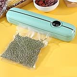 Automatic Food Vacuum Sealer Machine, 2024 New Fully Automatic Vacuum Sealing Machine, Portable Dry & Moist Food Modes Air Se