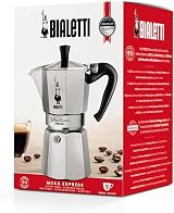 Bialetti Moka Express 9 Cup Aluminium Stovetop Coffee Maker 420ml Silver view 5