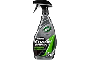Turtle Wax Hybrid Solutions Ceramic Spray Coating, High Shine Car Wax, Offers Durable Paint Protection, Extreme Water Beading Action, Safe for Glass, Wheels, Trim and More, 16 oz (Pack of 1)