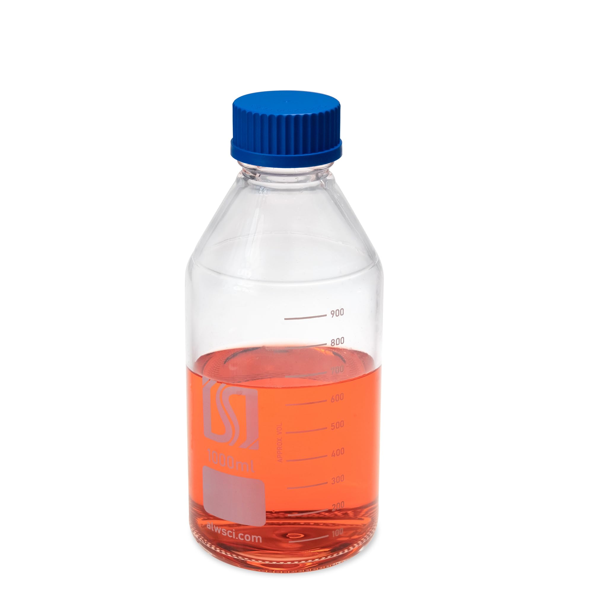 ALWSCI Lab Media Bottles, 1000 ml Wide Mouth