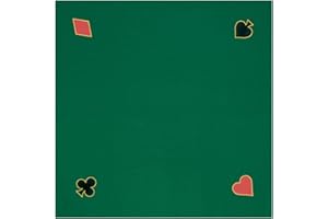 Trademark Gameroom Poker Green Playing Felt, 40-Inch X 40-Inch