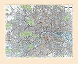 Front cover for the book Bacon's Up-to-Date Map of London 1902 by G.W. Bacon